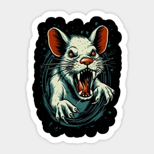 Angry Rat Sticker